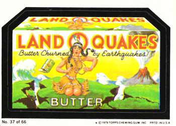 1979 Topps Wacky Packages (1st Series Rerun) #37 Land-O' Quakes Butter Front