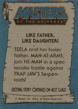1984 Topps Masters of the Universe #2 Like Father, Like Daughter! Back