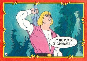 1984 Topps Masters of the Universe #11 Commanding the Mystic Forces! Front