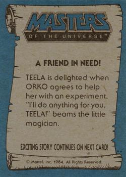 1984 Topps Masters of the Universe #26 A Friend in Need! Back