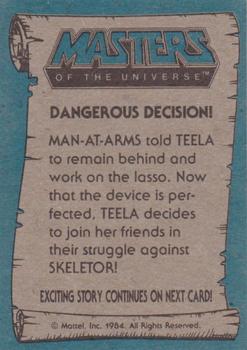 1984 Topps Masters of the Universe #30 Dangerous Decision! Back