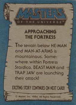1984 Topps Masters of the Universe #32 Approaching the Fortress Back