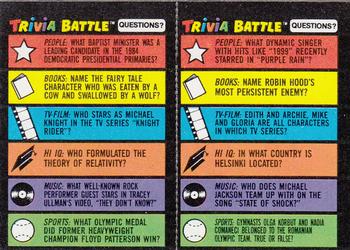 1984 Topps Trivia Battle Game #3 / 4 Card 3 / Card 4 Front