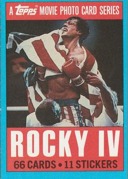 1985 Topps Rocky IV #1 Title Card Front