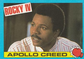 1985 Topps Rocky IV #3 Apollo Creed Front