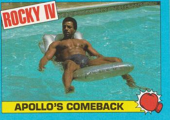 1985 Topps Rocky IV #10 Apollo's Comeback Front