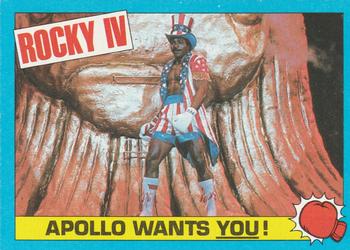 1985 Topps Rocky IV #13 Apollo Wants You! Front