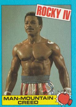 1985 Topps Rocky IV #14 Man-Mountain Creed Front
