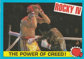 1985 Topps Rocky IV #18 The Power of Creed! Front