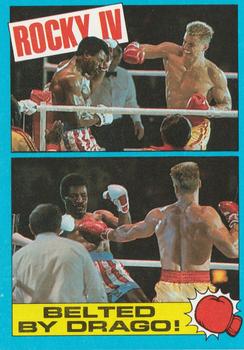 1985 Topps Rocky IV #21 Belted By Drago! Front