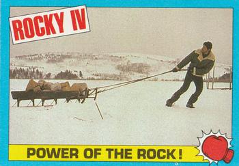 1985 Topps Rocky IV #29 Power Of The Rock! Front