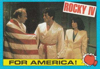 1985 Topps Rocky IV #35 For America! Front