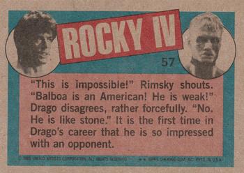 1985 Topps Rocky IV #57 
