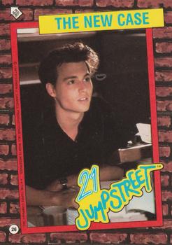 1987 Topps 21 Jump Street #26 The New Case Front