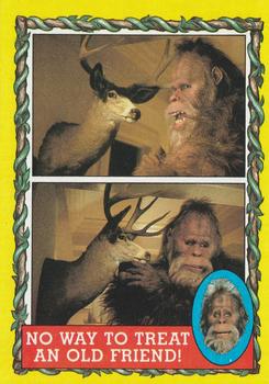 1987 Topps Harry and the Hendersons #24 No Way To Treat an Old Friend! Front