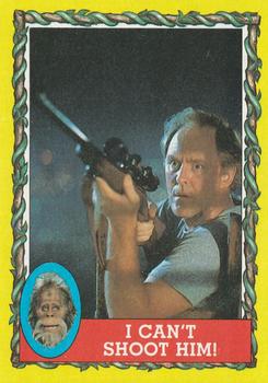 1987 Topps Harry and the Hendersons #26 I Can't Shoot Him! Front