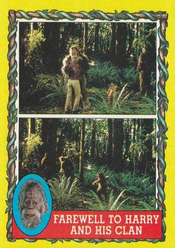 1987 Topps Harry and the Hendersons #69 Farewell to Harry and His Clan Front