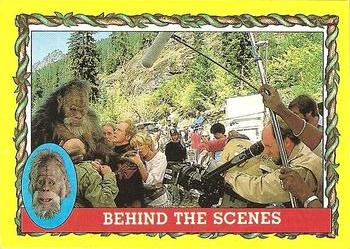 1987 Topps Harry and the Hendersons #73 Behind the Scenes Front