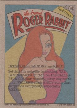 1987 Topps Who Framed Roger Rabbit #108 A Valiant Effort! Back