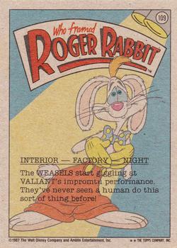 1987 Topps Who Framed Roger Rabbit #109 What a Crack-Up! Back