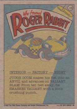 1987 Topps Who Framed Roger Rabbit #119 The Mad Toon's Fury Back