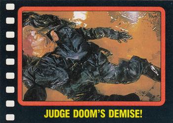 1987 Topps Who Framed Roger Rabbit #126 Judge Doom's Demise! Front