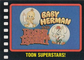 1987 Topps Who Framed Roger Rabbit #2 Toon Superstars! Front