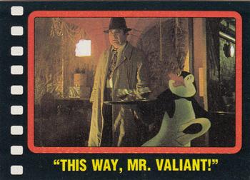 1987 Topps Who Framed Roger Rabbit #34 This Way, Mr. Valiant! Front