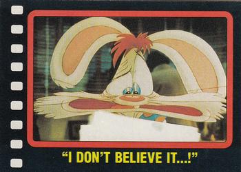 1987 Topps Who Framed Roger Rabbit #41 I Don't Believe It...! Front