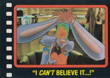 1987 Topps Who Framed Roger Rabbit #43 I Can't Believe It...! Front