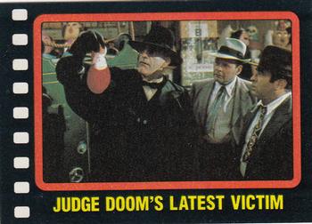 1987 Topps Who Framed Roger Rabbit #46 Judge Doom's Latest Victim Front