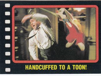1987 Topps Who Framed Roger Rabbit #55 Handcuffed to a Toon! Front