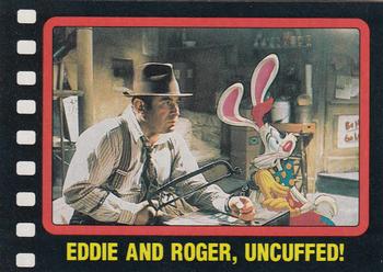 1987 Topps Who Framed Roger Rabbit #63 Eddie and Roger, Uncuffed! Front