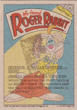 1987 Topps Who Framed Roger Rabbit #66 Jessica Blows a Kiss Back