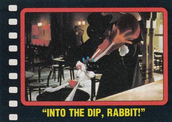 1987 Topps Who Framed Roger Rabbit #70 Into the Dip, Rabbit! Front