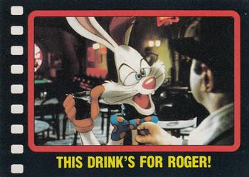 1987 Topps Who Framed Roger Rabbit #71 This Drink's for Roger! Front