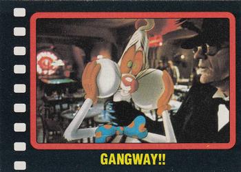 1987 Topps Who Framed Roger Rabbit #73 Gangway!! Front
