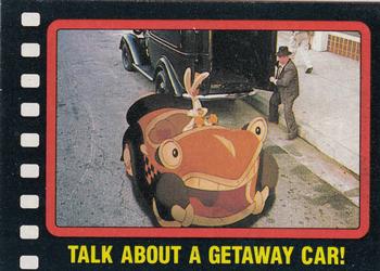 1987 Topps Who Framed Roger Rabbit #74 Talk About a Getaway Car! Front