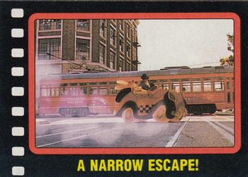 1987 Topps Who Framed Roger Rabbit #79 A Narrow Escape! Front