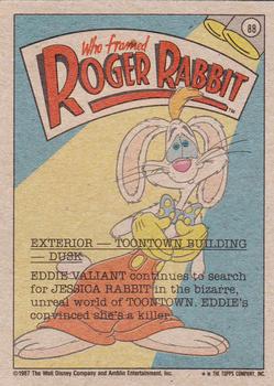 1987 Topps Who Framed Roger Rabbit #88 What Goes Up ... Back