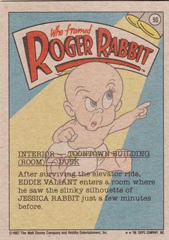 1987 Topps Who Framed Roger Rabbit #90 Jessica, Is That You? Back