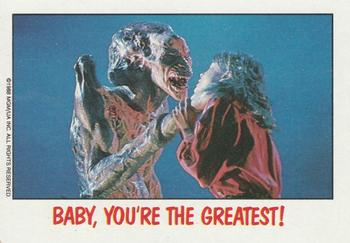 1988 Topps Fright Flicks #7 Baby, You're the Greatest! Front
