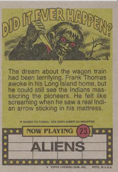 1988 Topps Fright Flicks #23 Eek! A Mouse! Back
