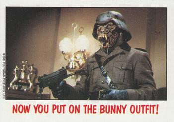 1988 Topps Fright Flicks #29 Now You Put on the Bunny Outfit! Front