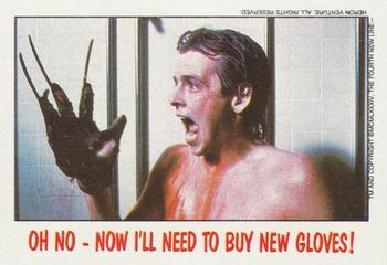 1988 Topps Fright Flicks #33 Oh No - Now I'll Need to Buy New Gloves! Front