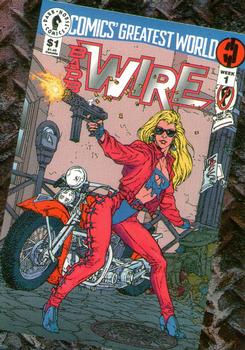 1996 Topps Barb Wire #55 Comics' Greatest World cover Front