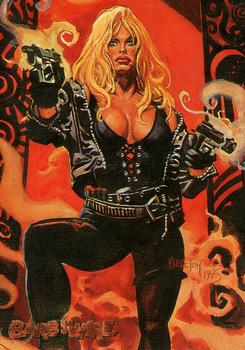 1996 Topps Barb Wire #66 Art by Dan Brereton Front