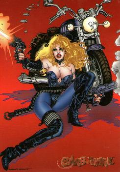 1996 Topps Barb Wire #70 Art by Esteban Maroto Front