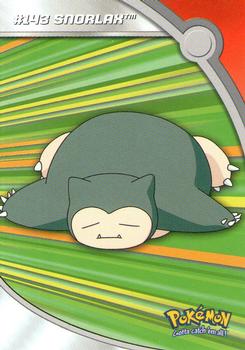 2000 Topps Pokemon TV Animation Edition Series 3 #HV14 Snorlax Front