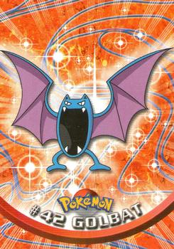 1999 Topps Pokemon TV Animation Edition Series 1 - Black Topps Logo #42 Golbat Front